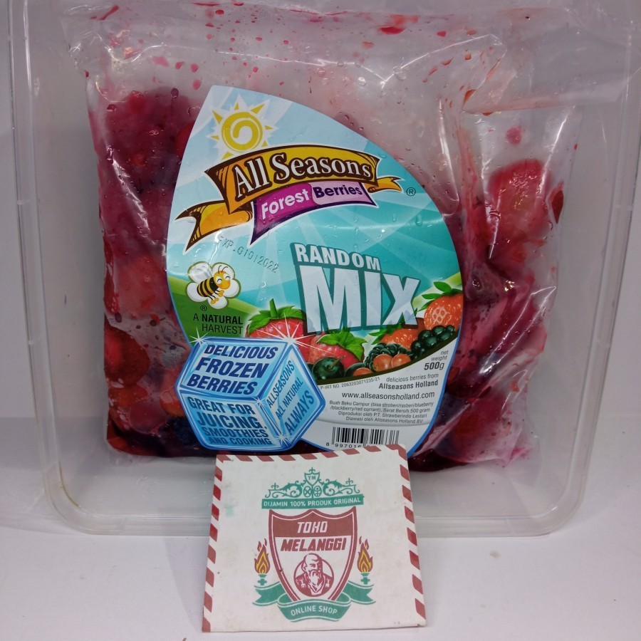

All seasons Forest Berries Random Mixed Frozen 500 gr | Beri Beku Mix