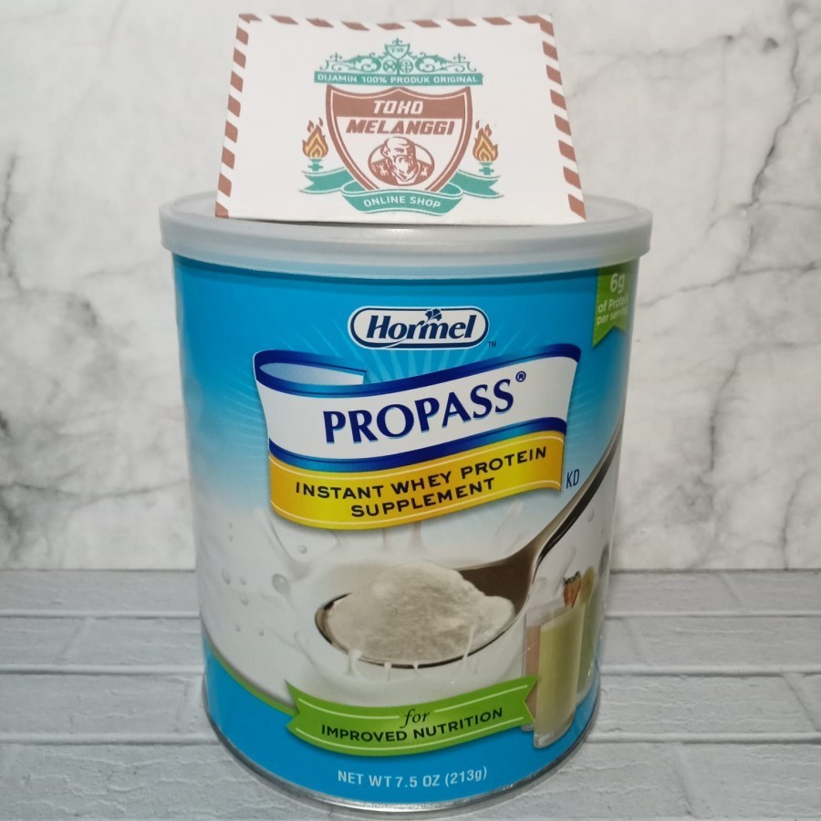 

Hormel Propass Instant Whey Protein Powder Supplement 213 gr