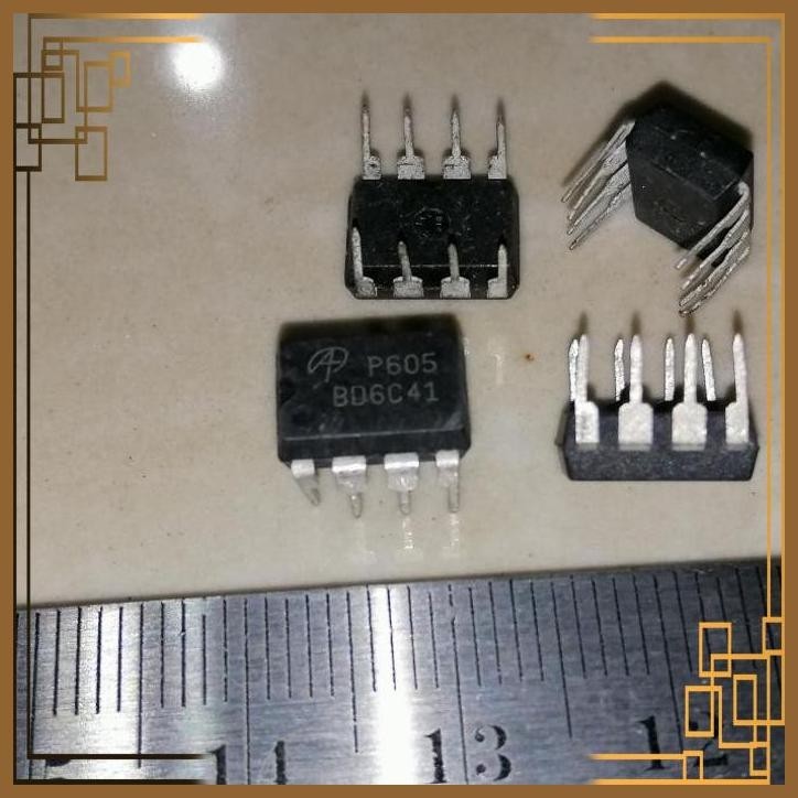 [SRE] AO P605 AOP605 P 605 DUAL CHANNEL MOSFET COMPLIMENTARY IC DIP-8