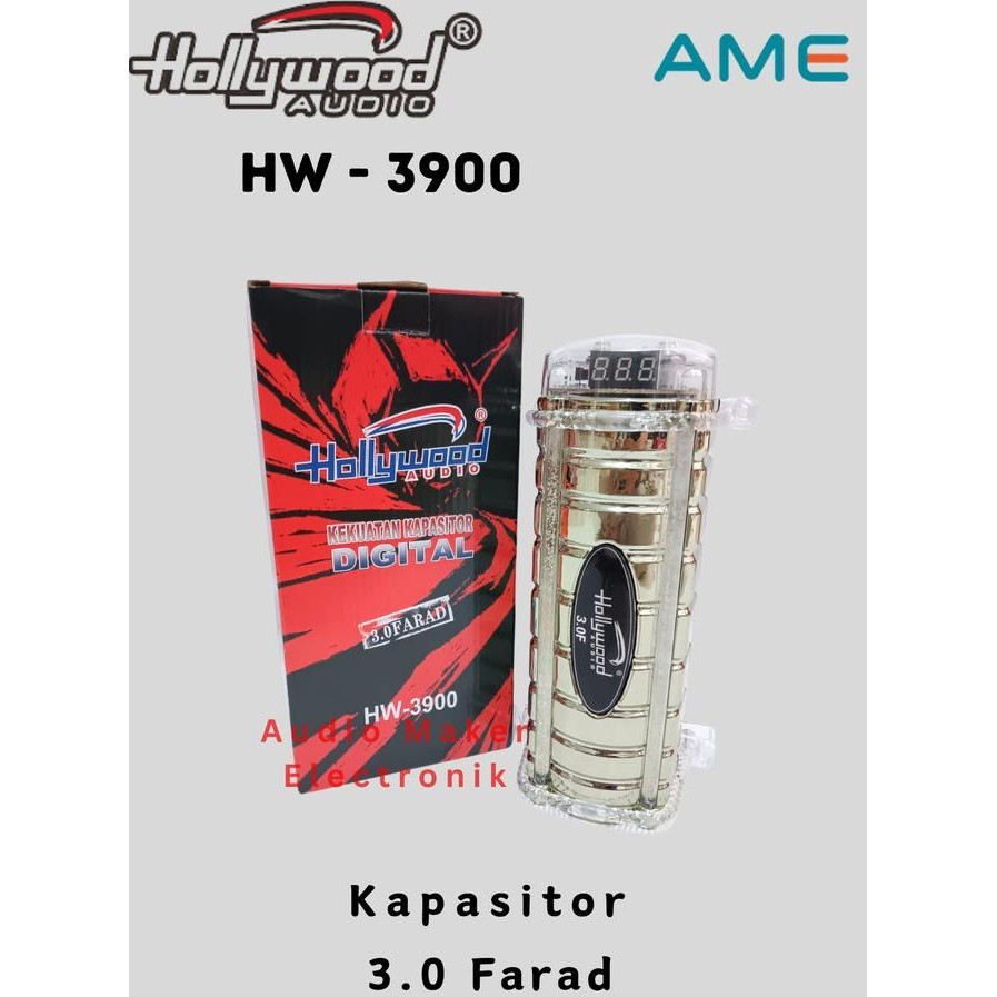 Kapasitor Bank Hollywood Hw-3900 3,0 Farad - Capasitor Bank Led 3.0F