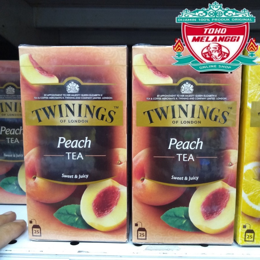 

Twinings Tea Of London Peach Tea bag 25 pcs | Teh Sweet Juice