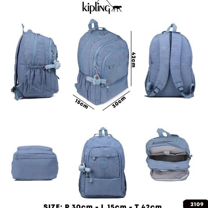 Tas Ransel Kipling - Tas Laptop Backpack Sekolah Ukuran Besar
