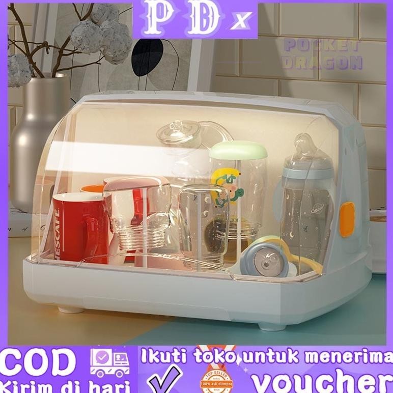 Sterilisasi UV Botol Bayi Sterilisasi Pengering Botol Bayi Rumah Sterilisasi Desktop Tahan Debu Tutu