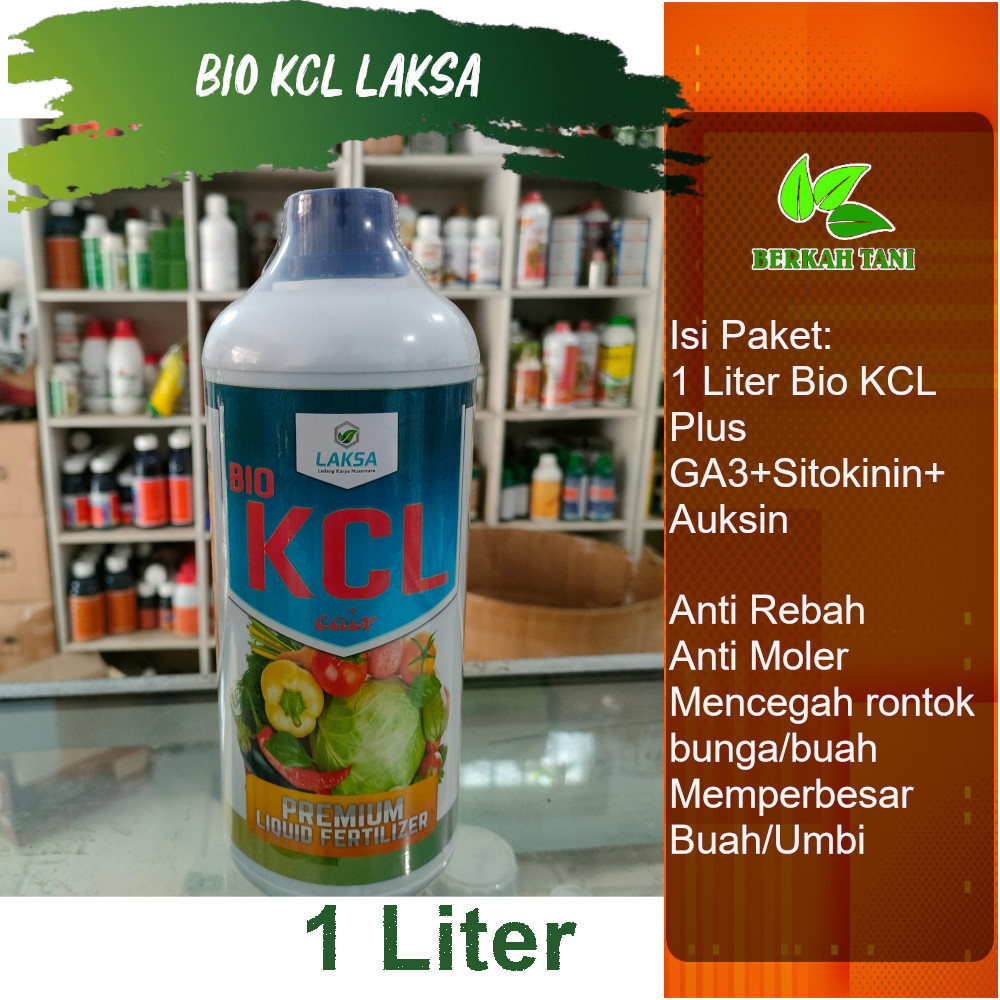 Bio KCL 1 Liter Pupuk KCL cair Plus ZPT