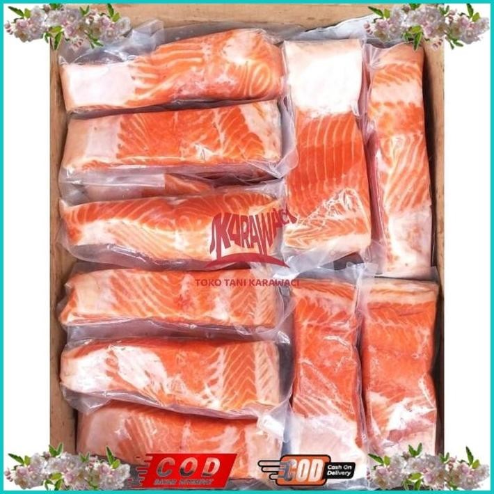 

BISMILLAH IKAN SALMON FILLET / SALMON FILLET NORWEGIA @200GR - PREMIUM ALISUP