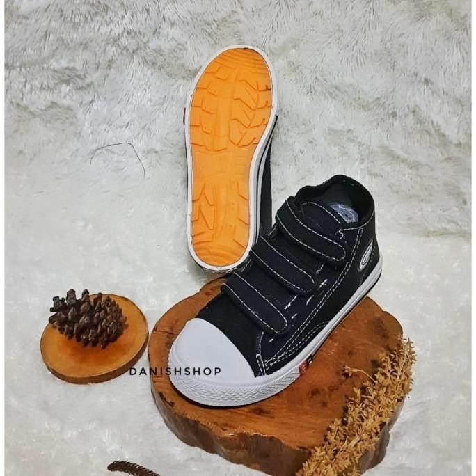 Sepatu Sekolah Perekat NB Original Sol kuning