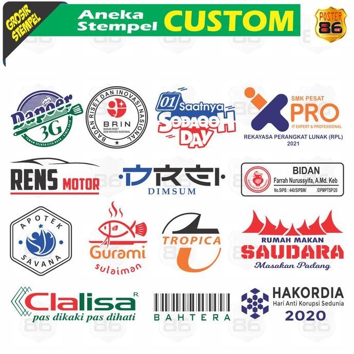 STEMPEL CUSTOM OTOMATIS TINTA DIDALAM BISA REFILL