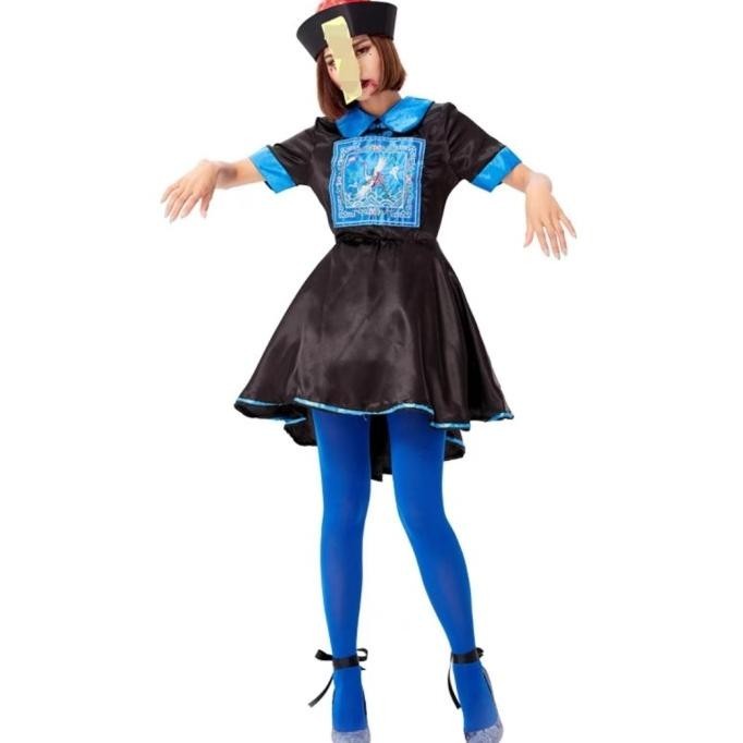 Ancient Chinese Ghost Halloween Costume Adult China Zombie Vampire