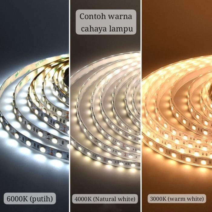 Lampu Led Strip Selang 120 Led 2835 Smd Panjang 100 Meter 220V Lampu