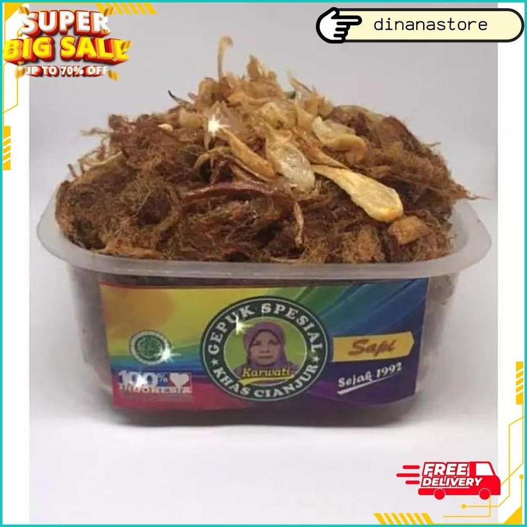 

Gepuk Sapi Spesial Karwati Gratis Ongkir