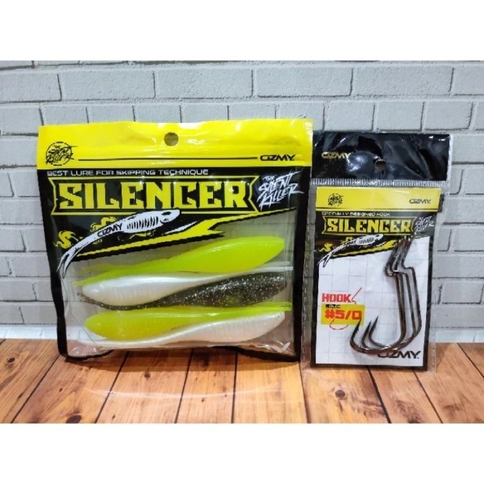 Soft Lure Ozmy Baby Silencer 12Cm 1Pack Free 1Pack Hook Ozmy