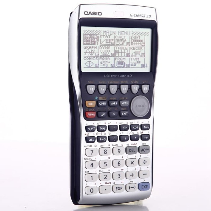 

Ready Casio Calculator FX-9860 GII SD FX9860 Graphic Kalkulator