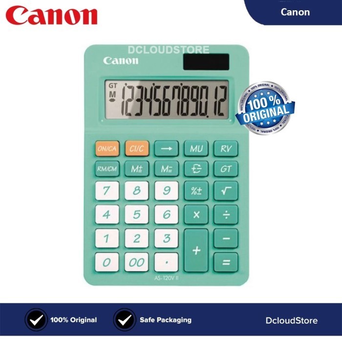 

Ready Kalkulator Canon AS 120V Hijau Calculator