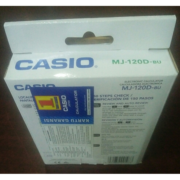 

Ready Kalkulator CASIO MJ-120D-BU