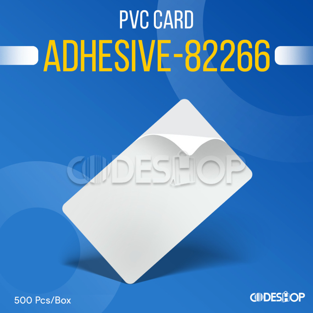 

Kartu PVC Adhesive Card CR-80 Noco Stiker PN : 82267 isi 500 pcs