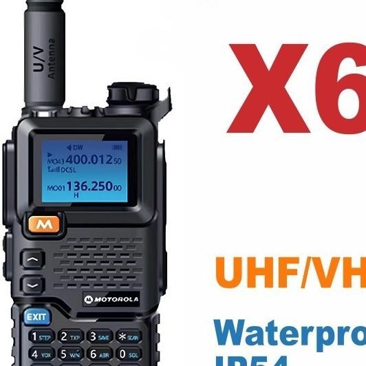 Ht Airband Motorola X6 Walkie Talkie Moto X 6 Multiband Uhf Vhf Am Fm