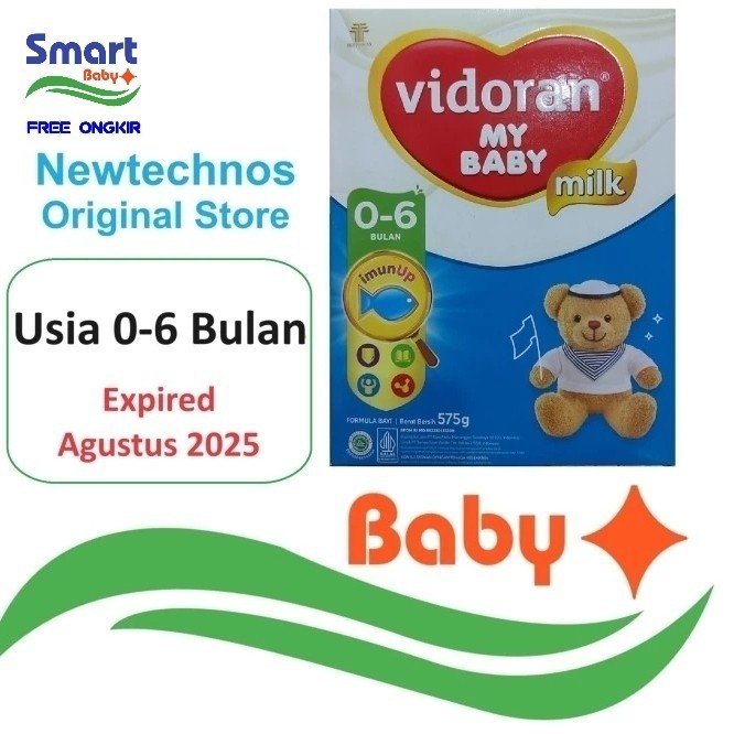 Ready SUSU BAYI VIDORAN XMART 0-6 UNTUK BAYI SAMPAI USIA 6 BULAN