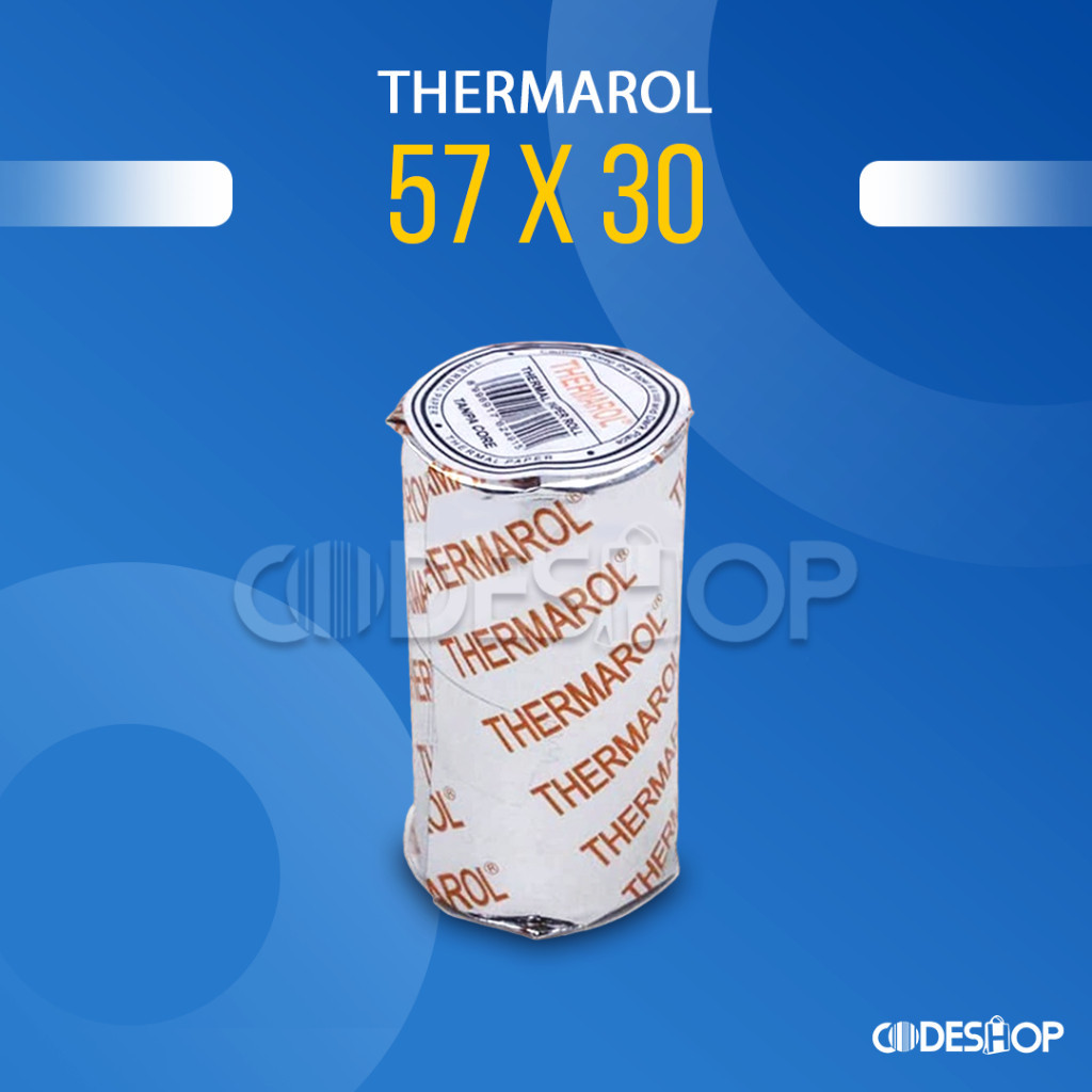 

KERTAS EDC THERMAL 57x30mm | KERTAS THERMAL 58 X 30 CORELESS