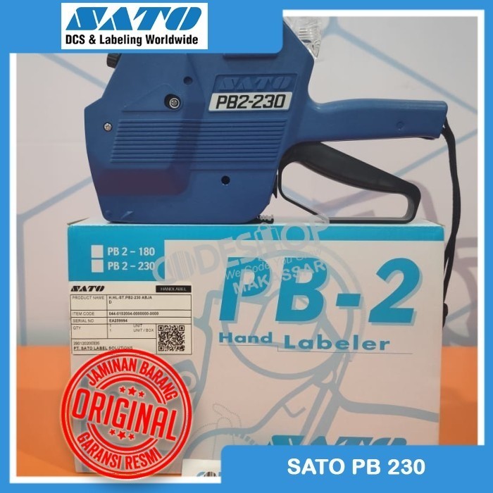 

SATO PB 230 HANDLABEL LABELER ALAT HARGA PROMO BONUS LABEL