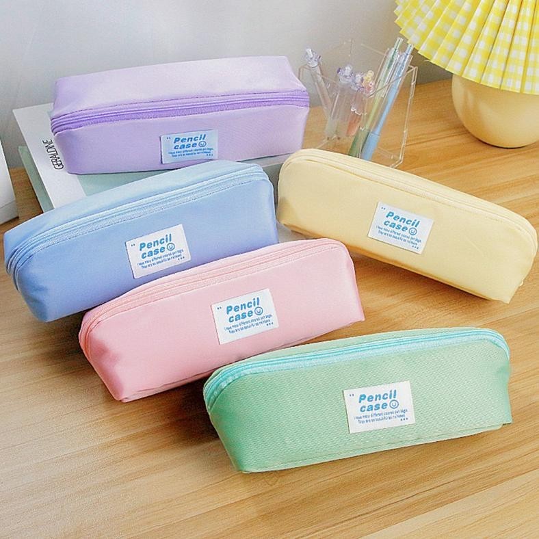 

AZQ-16 KENSHO Kotak Pensil Sleting Polos Warna Aesthetic Pastel / Pencil Case / Zipper Original