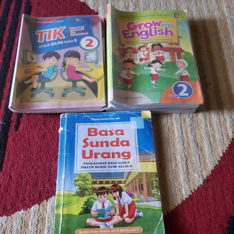 buku kelas 2 SD dan MI penerbit erlangga bahasa inggris TIK teknologi informasi dan komunikasi bahas