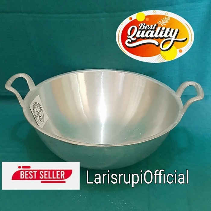 Wajan / Katel Cekung Alumunium No. 18 - 24