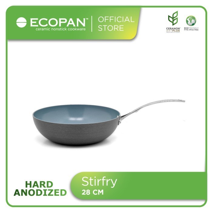 Ecopan Ha Stirfry 28Cm / Wajan Keramik Anti Lengket