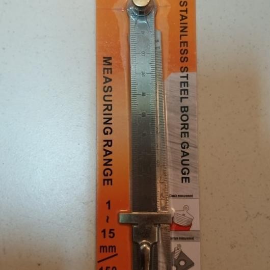 

Bore Taper Gauge 15Mm + Star Ggaris 15Cm 150Mm Bor Tapper Gage