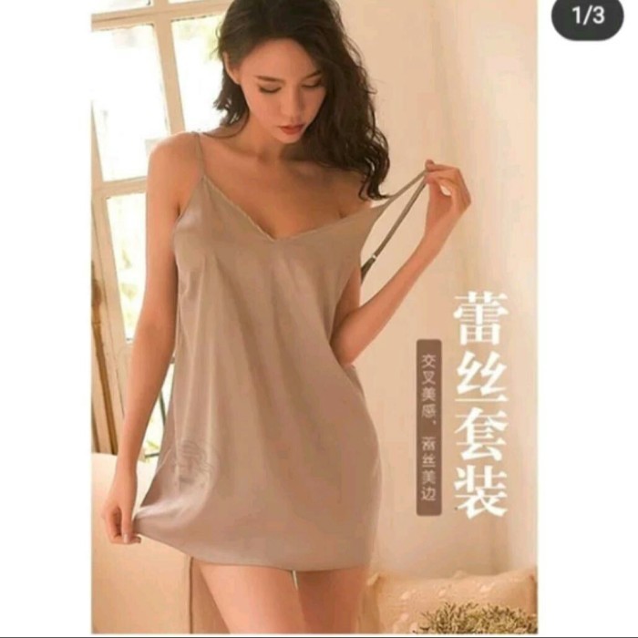 TERJAMIN Lingerie Seksi Lingerie Sexy Daster Seksi Baju Tidur Seksi