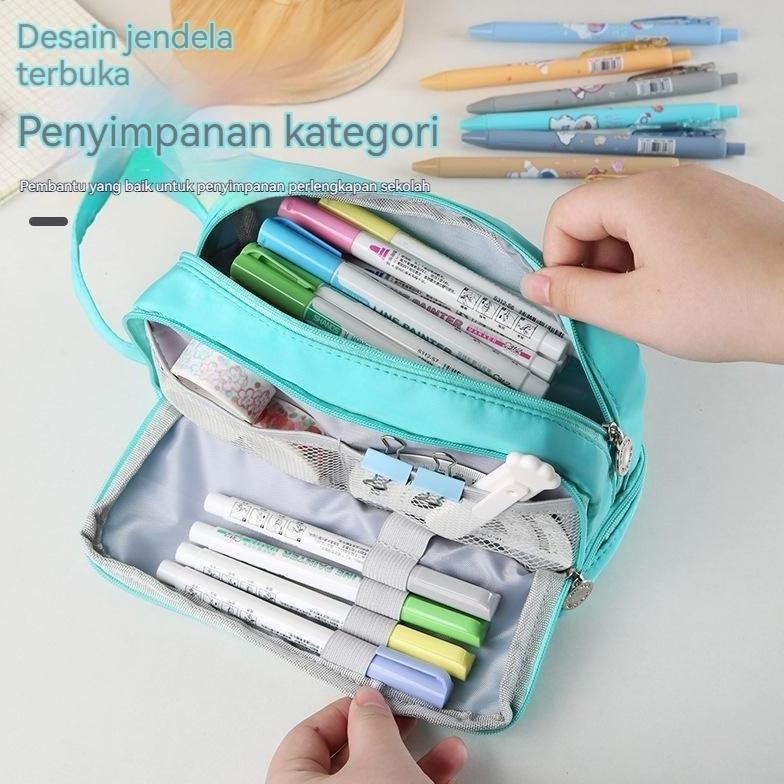 

rt-69 CODBesar Jumbo Pencil Cases Large Capacity Kotak Tempat Pensil Pencil Case School Supplies Tempat Kosmetik Bag Sale
