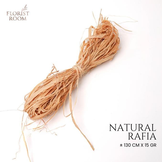 

Natural Raffia 15gr -kado -Hampper -Barang Florist -Xmas