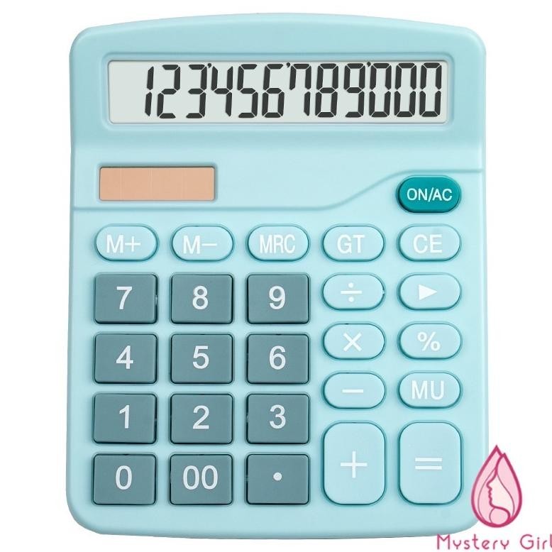 

fgs-3 Kalkulator 12 Digit Solar Energy Check Calculator Dagang Warna Lucu / kakulator Mini Kalkulator Meja Kasir Kantor Original