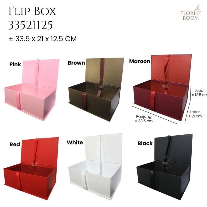 

Flip Box 33521125 - Kotak Kado - HANYA BOX