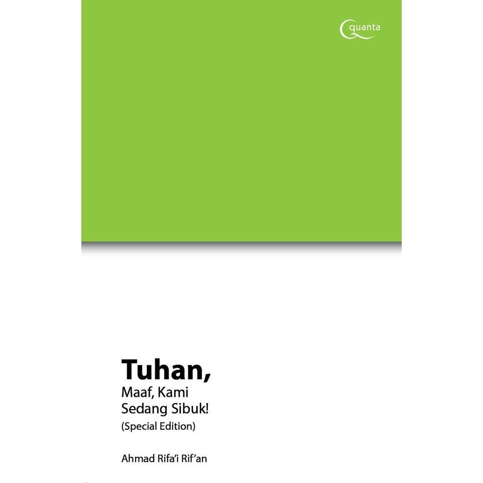 Gramedia - Tuhan, Maaf, Kami Sedang Sibuk (Special Edition)