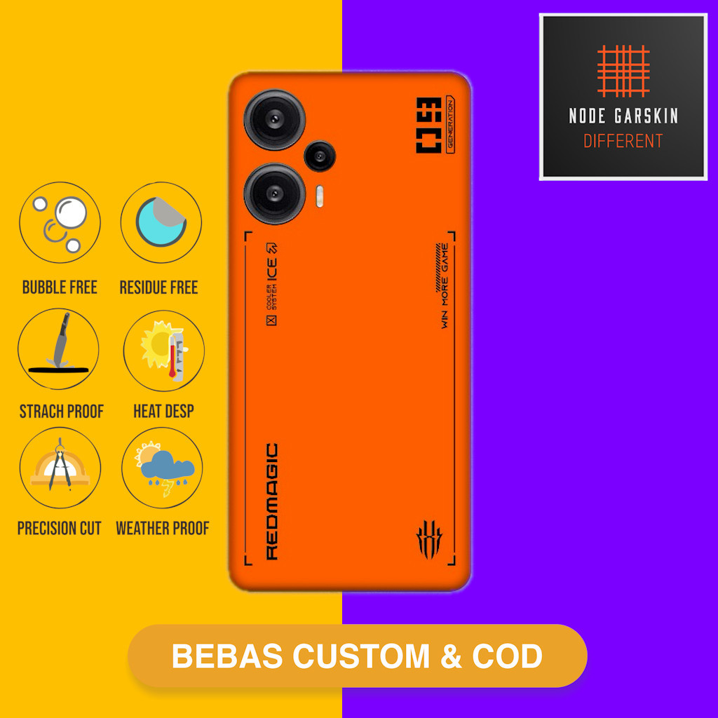 Garskin Skin Poco F5 Fullbody atau Backonly - rmg 9 pro basic Kode - kj7g