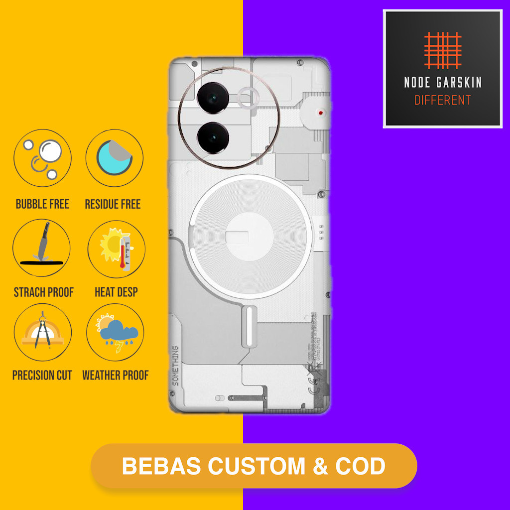 Garskin Skin Case vivo v30e Fullbody atau Backonly - something Kode - oc74