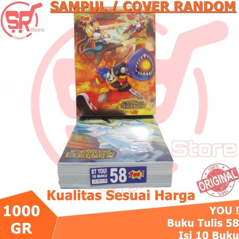 

Sale Buku Tulis 58 Lembar Isi 10 Pcs Murah You ! Atau Merk Lainnya ( Sr Store Mks / Sr Store Makassar )
