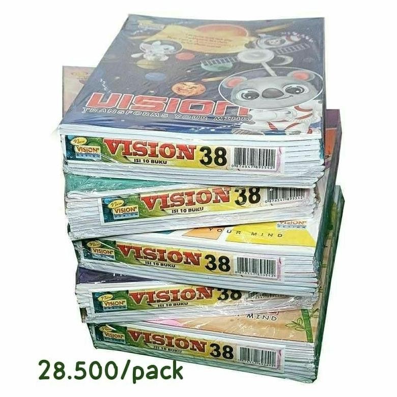 

Murah Buku Tulis Vision 10X38 Lembar