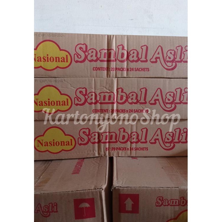 

Saus Saos Sambal Nasional Sti Per Dus Isi 20 Pak