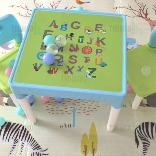 Meja Belajar Anak Kter Set Kursi /Meja Lipat Plastik /Meja Anak