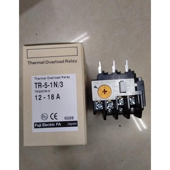 Thermal Overload Fuji Relay Overload Tr-5-1N/3 Fuji Electric