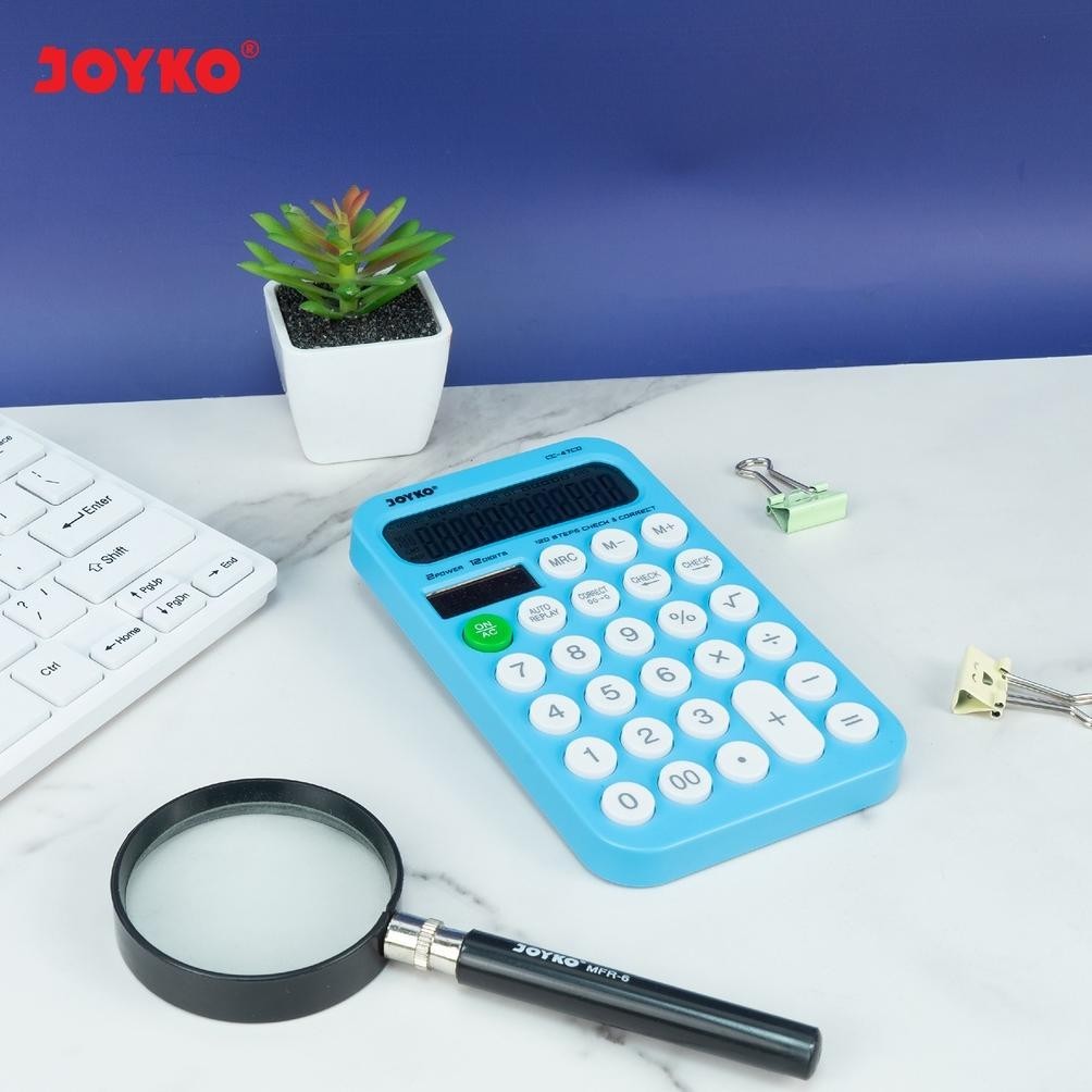

df-8 Calculator Kalkulator Joyko CC-47CO 12 Digits Check Correct Premium