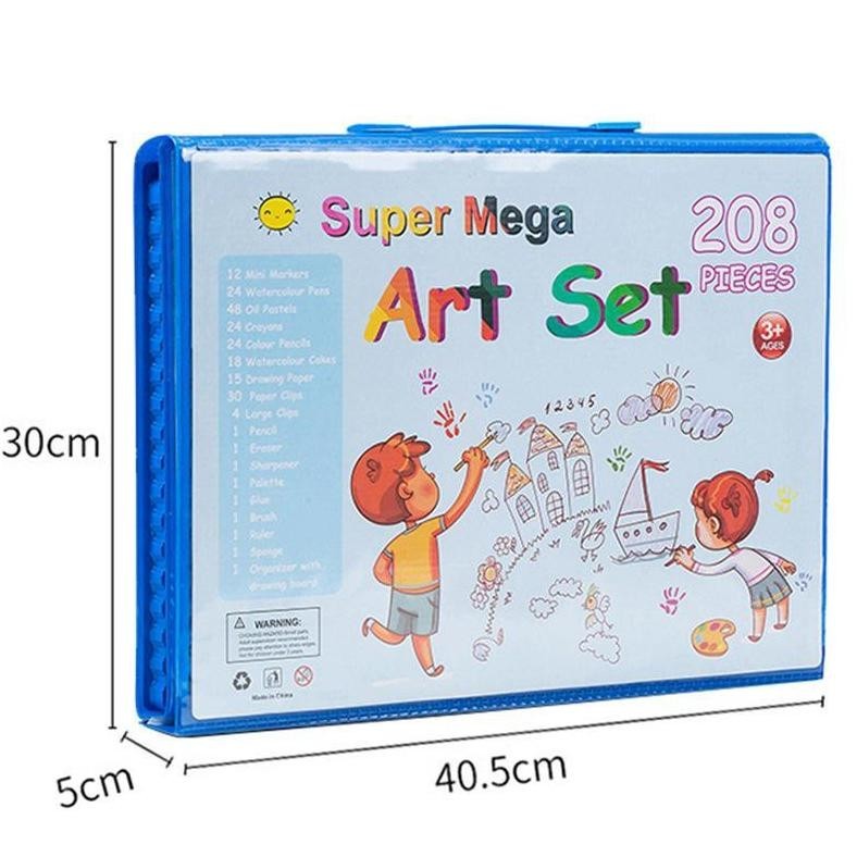 

LI34 Crayon Set 208pcs / Crayon Mewarnai 208pcs & 150pcs Warna / Pensil Krayon Warna Alat Menggambar atau Mewarnai Hemat