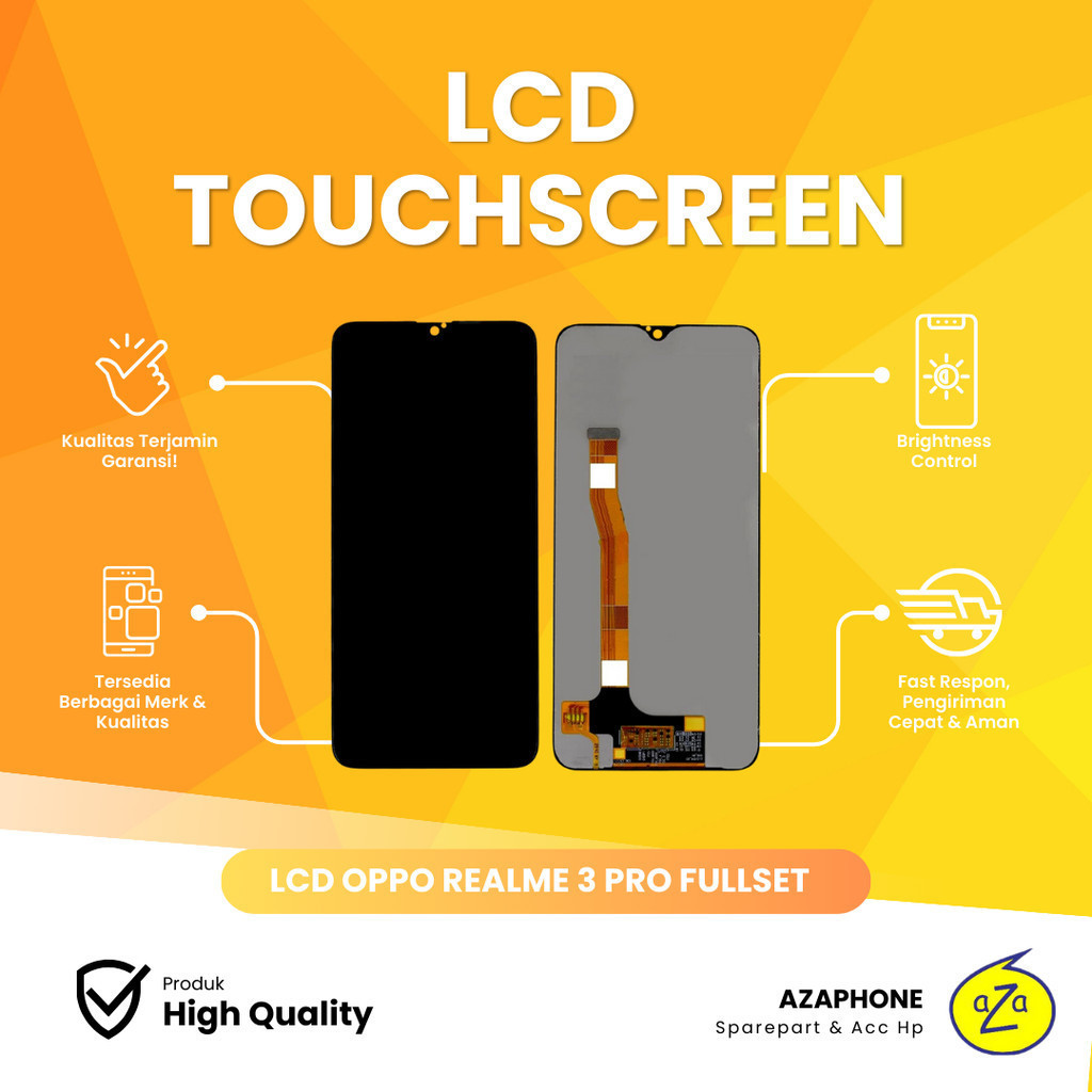 LCD TOUCHSCREEN REALME 3 PRO FULLSET DENGAN GARANSI