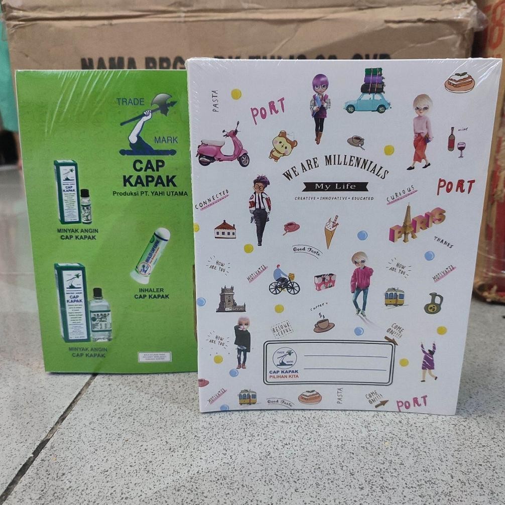 

100% Buku Tulis Murah Hadiah Cap Kapak 1 Pak Isi 10 Buah @ 36 Lembar