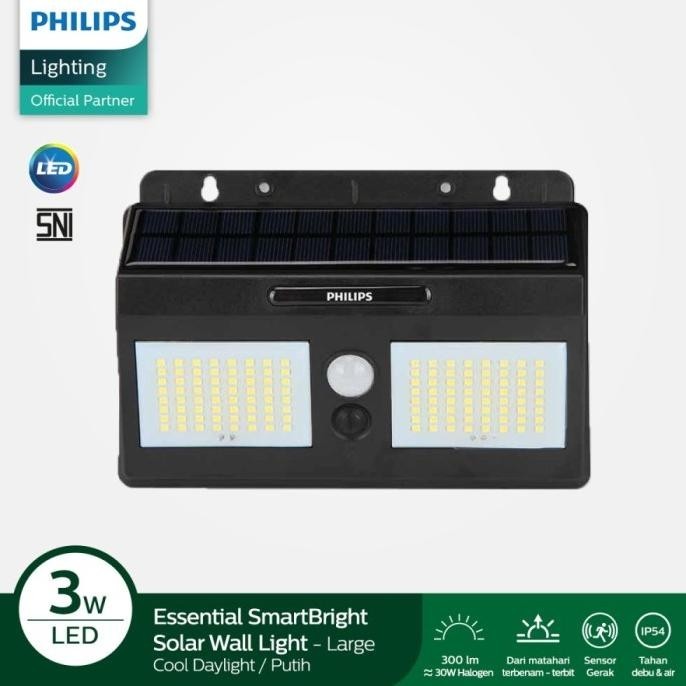 Philips Essential Smartbright Solar Wall Light Large