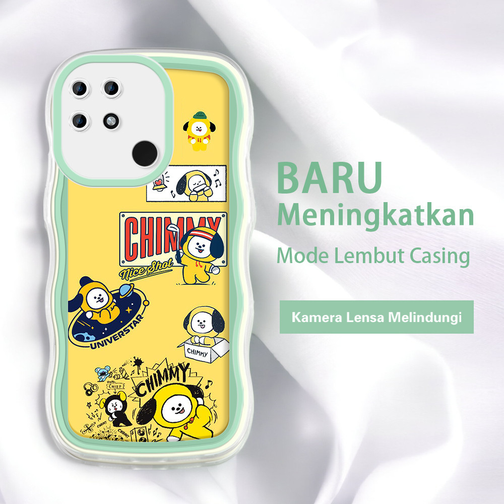 Realme 2 Pro Narzo 20 30 30A 20A 50 Pro 50i 50A Prime Q5  Casing Ponsel  Pola Cute BTS 21  warna-war