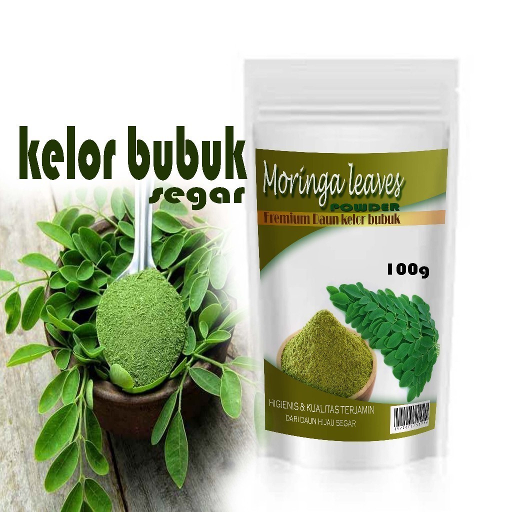 

Daun kelor bubuk daun kelor powder 100g sampai 1kg segar dan bersih dan murni OS207SA