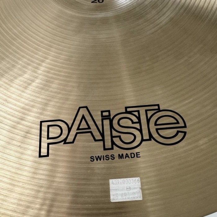 Ban Paiste Formula 602 Thin Crash 20" Cymbal