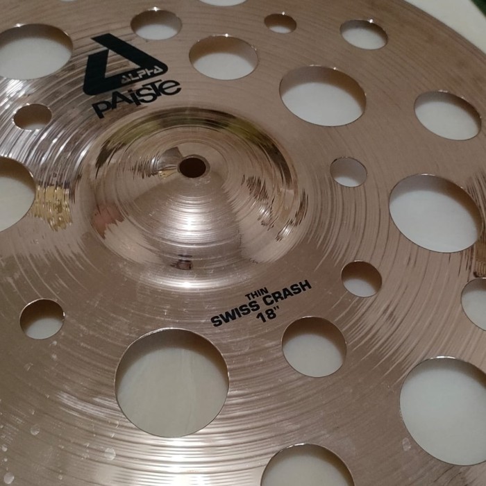 Ban Cymbal Paiste Alpha Swiss Thin Crash 18